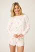 Pj Salvage Pretty Punch Cocktail Print Long Sleeve Top